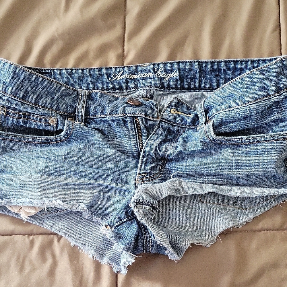 American Eagle Outfitters Light Blue Jean Shorts